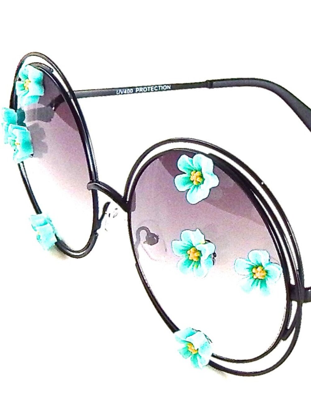 GASOLINE GLAMOUR SUMMER OF LOVE MORNING GLORY BLUE JOPLIN #2 GLASSES 🐦🦋🩵